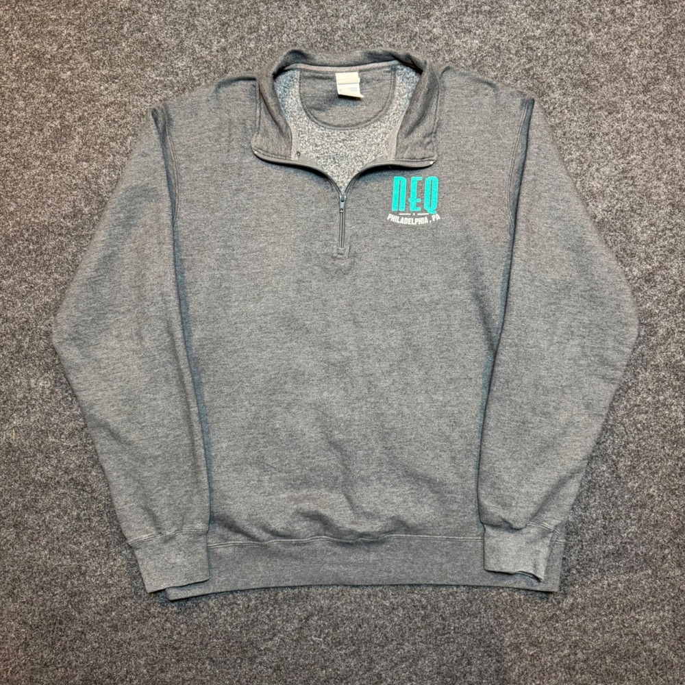 Port & Company 2018 Northeast Qualifier Volleyball Quarter Zip Sweatshirt Large